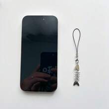 Dây đeo điện thoại phong cách Y2K mới, dễ thương, tối giản, thiết kế trừu tượng hình ngôi sao năm cánh, khung trái tim, kim loại, xương cá, gai cá, phụ kiện điện thoại, mặt dây chuyền túi xách, tương thích với Android và hầu hết các điện thoại thông minh, quà tặng cho mẹ, gia đình, bạn bè, trẻ em, sinh nhật, ngày lễ. - Nhiều màu - Xem 3