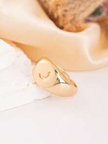 1枚定制儿童阿拉伯字母戒指，精致个性化礼物