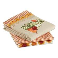 CYPNDII Pumpkin Spice Fall - Juego de Toallas de Cocina de algodón Duradero Decorativo y Absorbente Juego de Toallas de Plato 18 x 28 Pulgadas camión 3 PiezasFashion - 226953658 - Ver 4