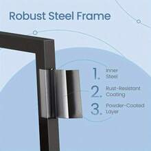 Estanterías de piso - Madera Negra - Ver 5