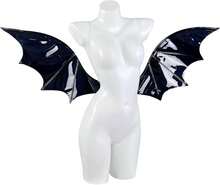 Halloween Costume Wings - Bat & Devil Style Accessory - Bat Black - View 1