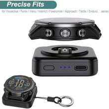 Portable charger for Garmin watches - Suitable for various models with 1200 mAh capacity - como en la foto - Ver 4