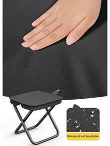 1 件黑色、米色和红色可折叠椅，可收纳至口袋中，适合春季户外便携式折叠椅、凳子、钓鱼凳、旅行露营等场合，坚固耐用。 - 彩色 - 查看 6