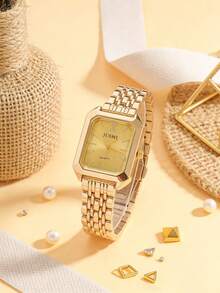 1pc Elegant High-End Fashion Intellectual Girl's Quartz Watch, Minimalist Yet Sophisticated, Suitable For All Outfits, Online Activity, Holiday Gift, Birthday Present, Year-End Promotion - Multicolor - View 8