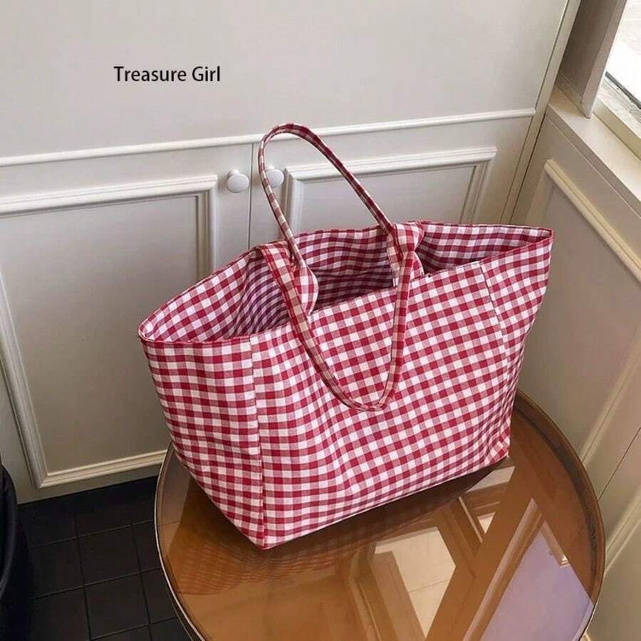 2026 New Leopard Print Canvas Tote Bag, High-End Casual Commuter ...