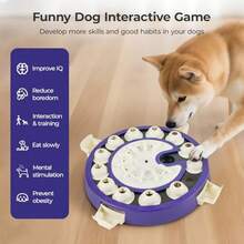 Dog Puzzle Toys 3 Levels Interactive Cognitive Toy For Smart Dogs Food Puzzles Game For IQ Training Brain Mental Stimulation Slow Feeder Treat Dispenser For Large Medium Small Dogs - 如圖所示 - 查看 3