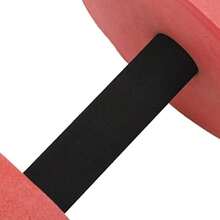 Mancuernas de Agua, Juego de 2 Mancuernas Acuáticas Ligeras de Espuma EVA, Aeróbicos Acuáticos, Pesas, Ejercicio, Piscina, Resistencia, Equipo de Entrenamiento de Natación para Aqua Fitness,(Rojo)(default) - Multicolor - Ver 10