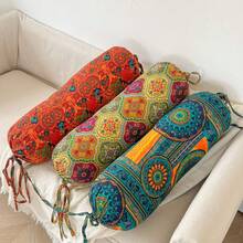Oblong Sofa Lumbar Pillow, Bohemian Candy-Shaped Sleeping Hugging Pillow, Bed Pillow, Lumbar Pillow, Office Sofa Chair Lumbar Support Cushion, Nap Pillow, Waist Pillow, Pregnancy Bedside Back Cushion, Hot Selling - Multicolor - View 3