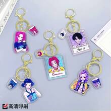 1pc Anime Witch Hunter Backpack, Double-Sided Acrylic Keychain Gift - Multicolor - View 6