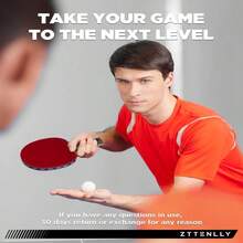 Pong Paddle With Carbon Technology PerformanceSeries,7ply Finest Blade, Expert Speed Edge Balance, Thicker Protector Case Table Tennis Racket For Professional - 2PackBalance - View 8