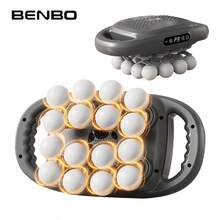 Benbo 16-Head Massage Gun, Muscle Relaxation Massager With Deep Tissue High-Frequency Vibration, Relieves Muscle Soreness. Suitable For Back, Shoulder, Waist, Leg And Other Areas, Helps Relieve Muscle Aches From Fitness And Work. Black And White Color, Ideal For Office, Gym, Home, Business Travel, Christmas, New Year, Thanksgiving, And A Great Gift For Friends And Family. - Solid Color - View 15
