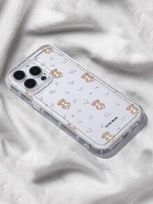 可爱小熊蝴蝶结印花透明手机壳，兼容 13/11/17/17 Pro/16/14/15/15 Pro/15 Plus/15 Pro Max/7 Plus/8 Plus/X/Xs Max/Xr/11 Pro/12 Pro/13 Pro/14 Pro/12 Mini/13 Mini/11 Pro Max/12 Pro Max/13 Pro Max/14 Pro Max/14 Plus/17 Pro Max/17 Air/6/6s Plus/7/8/16 Pro/16 Plus/16 Pro Max/SE2/17 Pro Max 和三星手机Galaxy/A54/A14/A12/A13/A15/A32/A33/A24/A52S/S20/S21/S22/S23/S24/S23Plus/S24ultra/S25/A15/A33/A23 - 彩色 - 查看 4