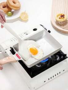 1pc Silicone Takoyaki Spatula, Non-Stick Wide Mouth Japanese Pancake Spatula, Non-Stick Heat Resistant Egg Spatula (Suitable For Eggs, Cookies, Fried Eggs, Fish, Burgers, Steaks And Pizza) - Multicolor - View 8