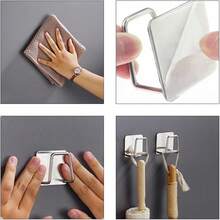 4件套不锈钢收纳架，厨房水槽沥水架，浴室海绵架，清洁海绵架挂钩，配件工具