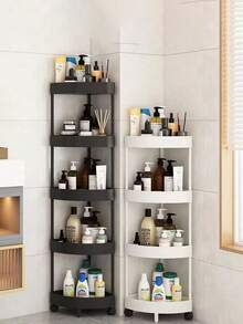 1个3/4/5层转角浴室置物架，大容量储物架，适用于浴室、阳台、厨房、客厅、玄关、酒店、卧室，是馈赠亲友的浴室配件佳品。 - 彩色 - 查看 11