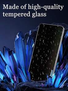 3片装隐私钢化玻璃屏幕保护膜，丝印黑色边框，防刮/防震/防指纹，全屏无边框覆盖，兼容Galaxy S20 FE/S21 FE/A02/A02S/A03/A23/A24/A25/A31/A72/S24 FE/A06/A17/A07/S25 Ultra/S25系列，屏幕保护必备品，适用于日常、办公、家庭等场景。手机屏幕保护膜，隐私屏幕保护膜，防窥防水防震防摔防刮。 - 黑色 - 查看 2