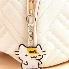 1pc/5pcs Acrylic Cute Cartoon Line Cat Keychain Clown Cat Pink Girl Cat Heart Balloon Kitten Animal Theme Keychain Pendant Car Keychain Back Pack Ornament Bag Accessories School Bag Accessories Purse Pendant Car Keychain Suitable For Gift Car Accessories Bag Charm Animal Goth Y2k - 彩色 - 查看 2