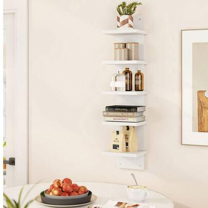 1 chiếc kệ treo tường trang trí, giá sách, kệ đựng đồ cho phòng ngủ, phòng khách, phòng ăn, nhà bếp, văn phòng, kệ trưng bày treo tường phong cách Boho Bắc Âu để đựng sách, đồ chơi, đồ trang trí.