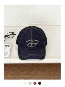 1pc Soft Crown Letter Embroidery Baseball Cap, Retro American Style Embroidered Letter Unisex Baseball Hat, Versatile Casual Adjustable Snapback Cap For Spring/Summer - 1997 Open Line - View 13