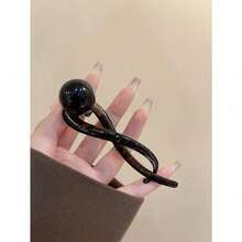 1/2pcs Retro Coffee Pearl Twist Hair Clips, Elegant Hair Accessories For Women, Simple Graceful Styling Clips Perfect For Spring & Summer, Versatile For Daily Wear & Office Commute, Chic Hair Barrettes To Elevate Hairstyles - 彩色 - 查看 15