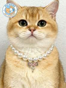 1 Piece Light Luxury Butterfly Pendant Pet Necklace Handmade Beaded Cat Collar Dog Necklace Jewelry Collar Pet Clothing Decoration Dogs Kitten Collar Pet Collar Kitty Collar Cartoon Cat Collar Pet Gifts Photo Shoot Prop Cute Pet Necklace Dog Necklace Puppy Necklace Doggy Necklace