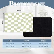 Diatom Mud Floor Mat, Made Of High-Quality Diatom Mud And Tech Fabric, With An Ultra-Soft Surface That Can Absorb Water To The Maximum Extent. Print 1.9.324 - Black - View 2