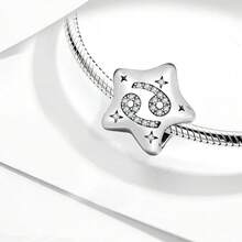 1 Exquisita cuenta con diseño de constelación de estrellas, adecuada para que las mujeres la usen, se puede utilizar para hacer joyas DIY como pulseras, etc. Es un regalo exquisito para las novias. - Estrellas y constelaciones - Ver 8