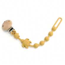 1pc Silicone Baby Pacifier Clip - Anti-Lost Pacifier Chain, Biteable Pacifier Holder For Infants Toddlers