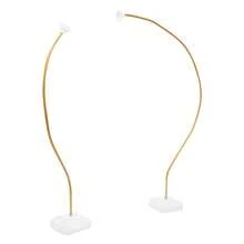 RibasuBB Upgraded Balloon Arch Stand Kit In Gold, Includes 1.5m & 2.5m Bendable Frames With Complete Accessories For Event Decor - A - View 3
