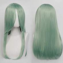 Karida 60cm/24inch Extra Long Straight Synthetic Hair Wig With Bangs, Colorful, Suitable For Daily Use, Cosplay, Halloween, Christmas, St. Patrick's Day And Other Costume Parties - Multicolor - View 66