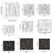 [Quick Reference Guide] Quick Reference Guide | Word/Excel Shortcut Stickers, 3.15-Inch - Compatible With 13-16 Inch Air Pro And M1+ Intel Processors, Essential For Efficient Learning. - Clear - View 12