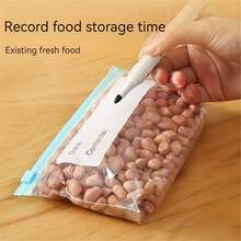 45个可重复使用密封食品保鲜袋（10个大号+15个中号+20个小号），加厚冷冻袋，微波炉适用，蓝色，用于长期食品保鲜和整理，透明PE拉链袋，适用于厨房食品分类、零食储存、水果蔬菜分拣，确保新鲜，必备家用食品保鲜袋 10/15/20/45个装 - 彩色 - 查看 6