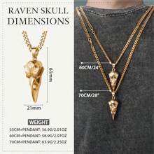 Teen Fine Necklaces - 70.0 公分 + 烏鴉頭骨 - 查看 4