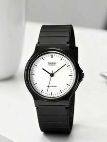 Casio Men's Watch YOUTH Series, Retro Sports Style, Quartz Movement, Resin Strap, Japanese/Korean Design, Ladies' Watch, White Dial MQ-24-7E - White - View 1