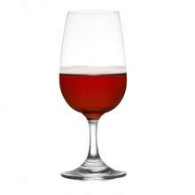 12盎司玻璃葡萄酒杯，1/6/12套装，金边，高品质可重复使用不易碎水晶材质，适合派对、婚礼、野餐等场合。 - 透明金邊紅酒杯 - 查看 3