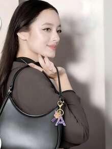 Popular Cartoon Keychain, Nick And Judy Plastic Keychain, Party Favor, Decorative Accessory - Purple - View 12