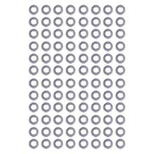 Juego de arandelas planas, Arandelas planas de acero inoxidable - por defecto - Ver 6