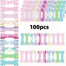 Small Size Pink Blue Kids Nose Strips 1.73 * 0.55 Girls Breathing Strips Strip For Snoring Cartoon Star Moon Cloud Sleeping Tape Anti Snoring Solution Nose Tape Nose Strip5/10/20/30/40/50/60/70/100 Pcs - Individually Packaged - View 10