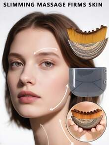 Lymphatic Contouring Facial & Body Massage Brush Set Lymphatic Drainage Massage Brushes Ideal For Facial And Jawline Contouring Ergonomic Design Conforms To Skin Contours Reduces Puffiness And Relieves Fatigue - Multicolor - View 11