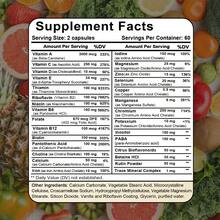 Men's Multivitamin Capsules - Contains Vitamins A, C, D, E And Minerals - Supports Energy, Bone, Immune, And Mood Health - 120 Capsules - 1 chai - Xem 2