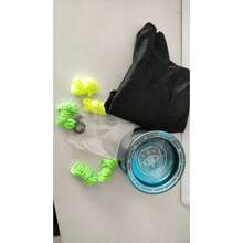 1pc Lesheng Professional Yo-Yo X4 Single Metal Alloy Yo-Yo For Competition (Includes 5 Strings, 1 Glove, 1 Thin Bearing), Self-Assembly Required, Random Color Placement On Each Yo-Yo - Multicolor - View 12