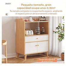 Mueble Auxiliar De Cocina - Armario De Almacenamiento Pequeño Para Cocina - Multicolor - Ver 3