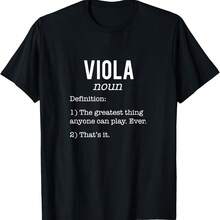 Viola Funny Definition Humor - Viola Lovers T-Shirt - Pink - View 1