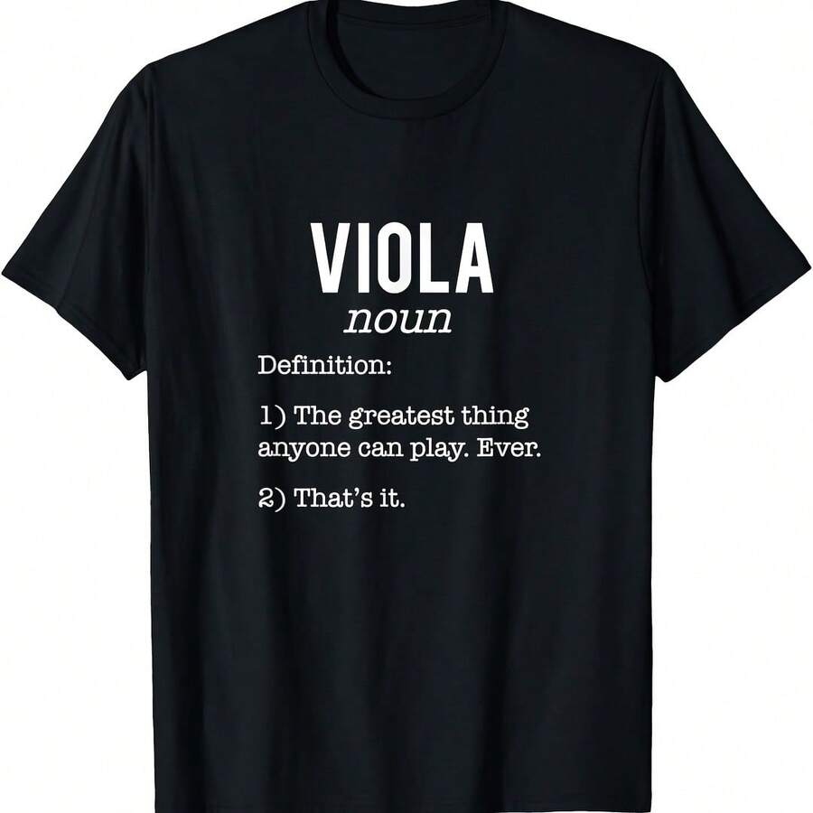 Viola Funny Definition Humor - Viola Lovers T-Shirt - Pink - View 1