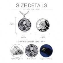Collar cruz hombre plata collar gótico hombre collar esqueleto memento mori colgante moneda cruz halloween esqueletos punk joyería - como en la foto - Ver 5