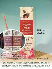 6支頂級花瓣線香，高品質花瓣線香，天然花瓣，芳香擴香棒，沉香氣味，長燃時間，適用於居家使用、室內使用、空氣淨化、佛寺、瑜伽、水療、冥想和學習。節日期間送給朋友和家人的完美禮物，適用於居家、辦公室和室內使用。 - 花瓣線香 - 查看 15