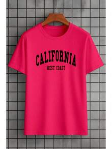 Camiseta California West Coast Masculina 100% Algodão Casual