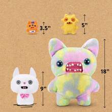 Spin Master Búp bê nhồi bông Alley Cats Series 9 inch, búp bê quái vật xấu xí ngộ nghĩnh với hàm răng giống người, phù hợp cho trẻ em, thanh thiếu niên, người lớn và những người yêu mèo, nhà sưu tập búp bê nhồi bông. - Pete gai - Xem 10