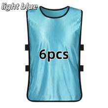 6pcs Basketball/Football Training Jerseys, Match Uniforms, Team Wear, Sports Tops, Promotional Vests With Numbers, Suitable For Kids & Adults/Football Bibs/Fighting Vests/Basketball Jerseys/Casual Company Team Building, Banquet/Christmas, Halloween, Thanksgiving/Sanitation Worker Uniforms/Youth Spring Tour Jerseys