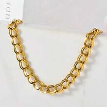 Vòng tay vàng 18K hình tròn dẹt 7mm, thiết kế cổ điển giản dị, phù hợp cho cả nam và nữ, thích hợp đeo hàng ngày. - vàng 2 - Xem 4